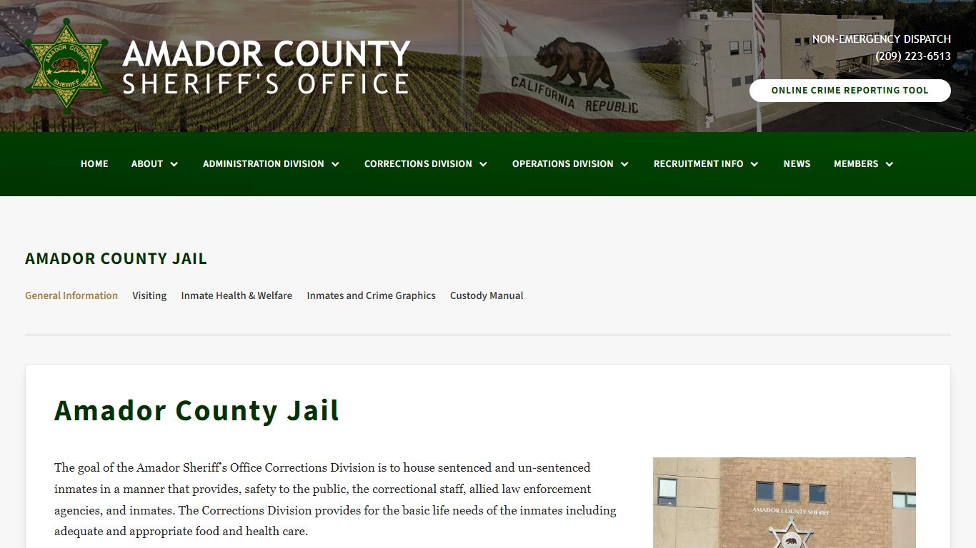General Information - Amador County Sheriff's Office